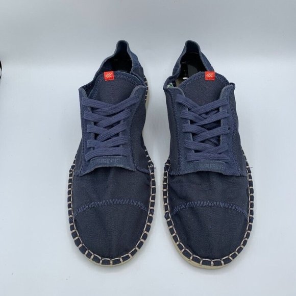 Havaianas Alpargatas Origine II Lace Up Sneakers Espadrille Size Womens 11 Blue - Picture 5 of 10